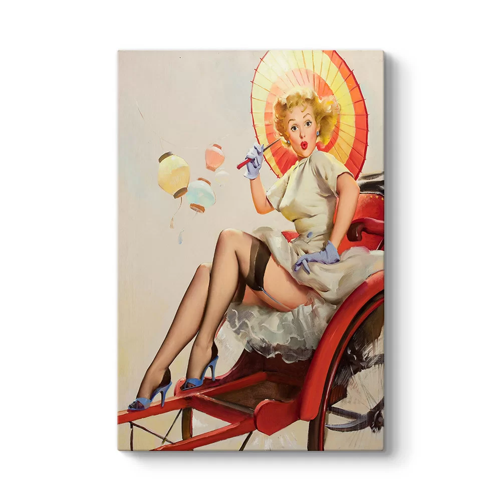 Pin Up Umbrella Tablosu - Model 2